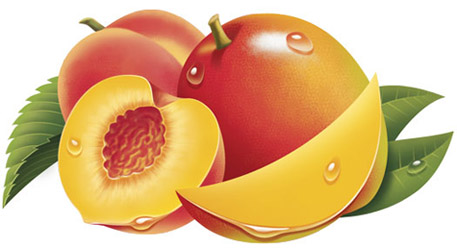 Peach Mango Art
